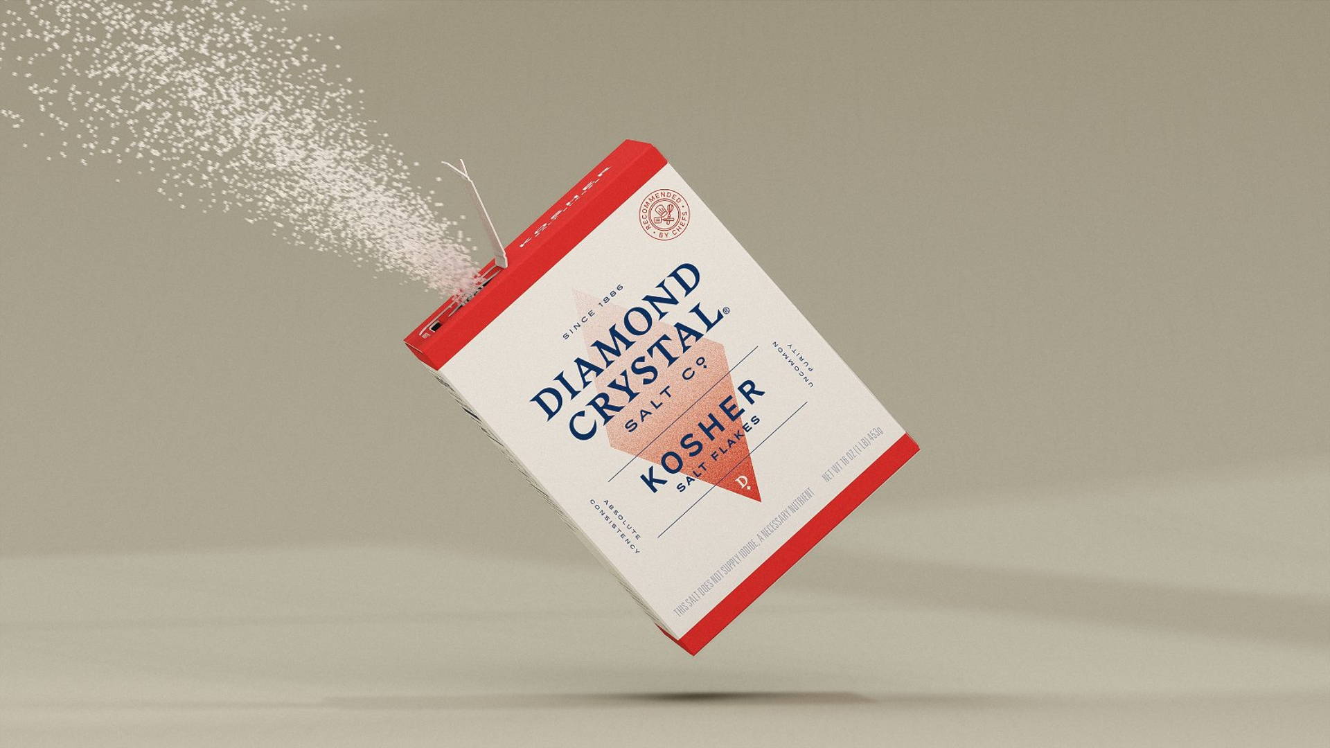 Diamond Crystal 食鹽包裝設(shè)計(jì)欣賞（Rudy Sanchez）