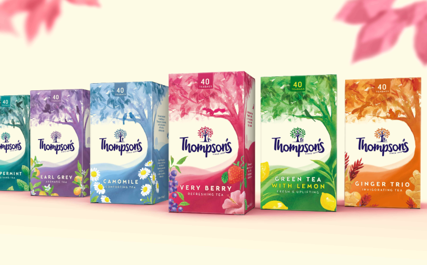 百年茶企的「新葉」覺醒：Thompson's 茶包裝升級(jí)設(shè)計(jì)